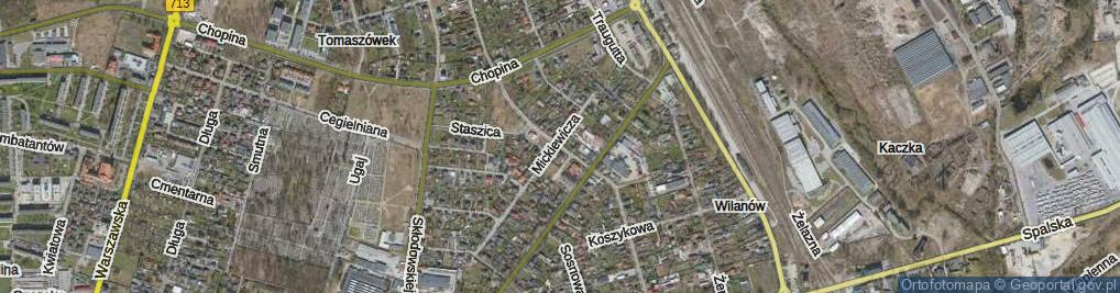 Zdjęcie satelitarne Kilińskiego Jana, płk. ul.